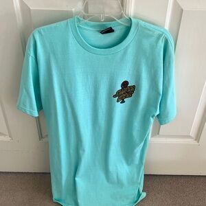 Aqua Graphic T-Shirt Santa Cruz Skate Tee Men's